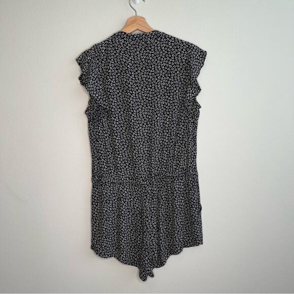 Rails Ellie Button-Front Floral-Print Romper S - Picture 8 of 10